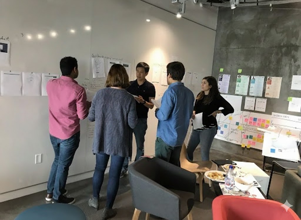 Image of people working together