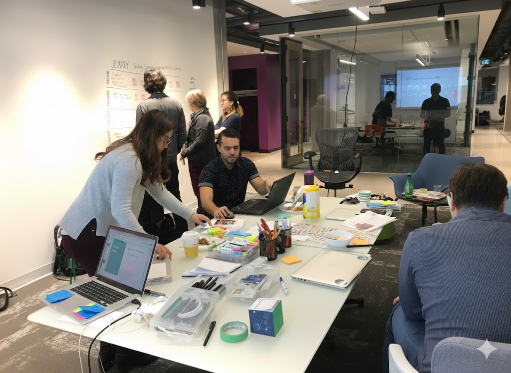 Facilitated working session bringing cross-functional teams together