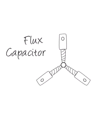 Flux Capcitor doodle